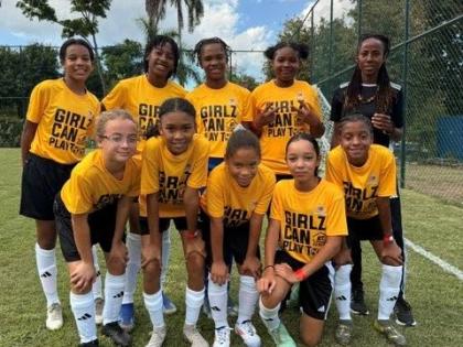 Contributed 
Bob Marley Foundation team, Football Is Freedom, poses for a picture after finishing second at last year’s inaugural Girlz Can Play Too tournament.