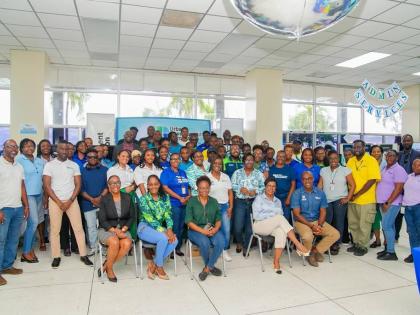 Members of the team at the Urban Development Corporation. 