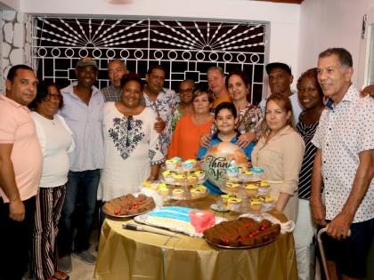 Cuban medics and their families were hosted by Osmond Brown and his wife, Karen, on Saturday at their home on Halifax Crescent in St Andrew.  