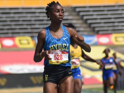 Hydel’s Nastassia Fletcher ... a member of three successful 4x400m teams at Penn Relays.