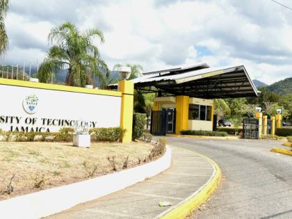 The entrance at the University of Technology, Jamaica (UTech) in Papine, St Andrew. - File photo.