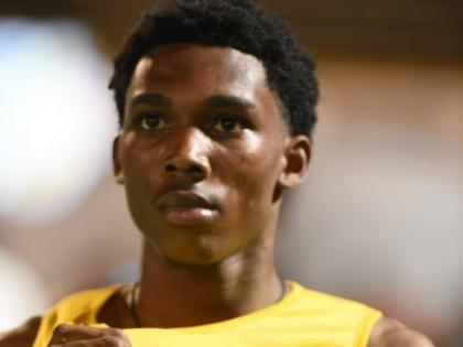 Riquelme Reid of Excelsior High School at Champs 2026.