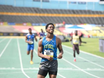 Hydel’s Junior Gallimore at Champs 2026.