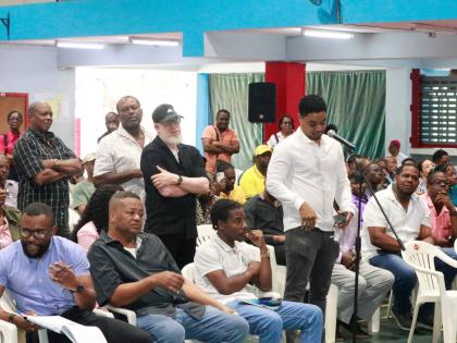 Attendees at the Betting Gaming and Lotteries Commission stakeholder meeting last Wednesday at the Chinese Benevolent Association. 