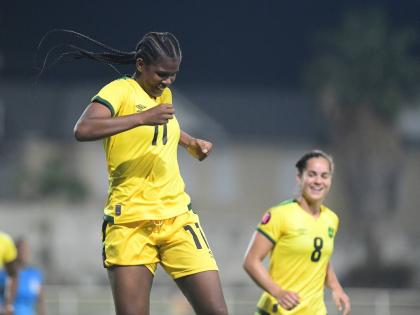 Jamaica’s Khadija Bunny Shaw. 