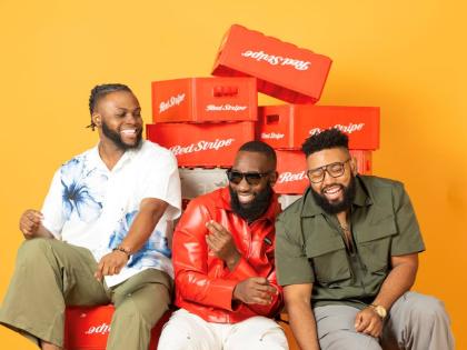 Island Kings Deandre ‘Dre King’ Phillip, Adiel ‘King Diel’ Thomas and Carl ‘Lee King’ Scharschmidt.