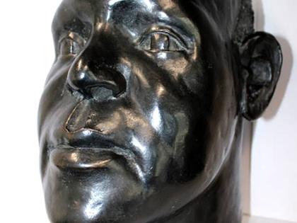 Bronze bust of Ronald Moody