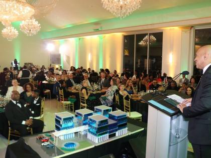 Jamaica’s Ambassador to the United States, Major General (Ret’d) Antony Anderson, delivers the keynote address at RNFJ’s Inaugural Gala, held at the Royal Ballroom in Bowie, Maryland on March 28.