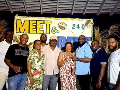 Members of Titchfield High’s Class of 1987 pose for a photo during the school’s 240th anniversary celebrations.