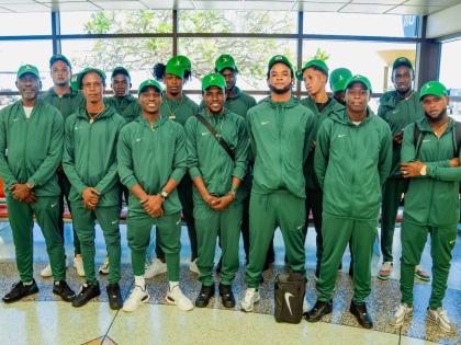 Pocket Rocket Foundation All-Star team and coaches get ready to depart for St Vincent and the Grenadines for a two-match exchange. 