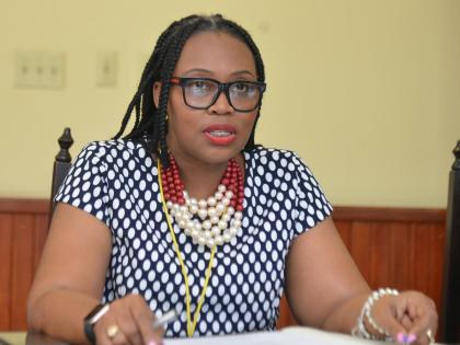 Techa Clarke-Griffiths, President of the Jamaica Civil Service Association