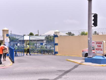 Entrance to the Spanish Town Hospital in St Catherine. 