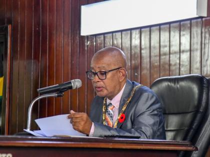 Mayor of St Catherine, Norman Scott.