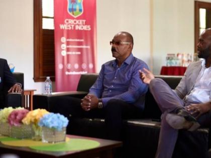 
From left: Chief executive officer at CWI, Chris Dehring, Prime Minister of Antigua and Barbuda, Gaston Browne, and President of CWI, Dr Kishore Shallow, during a recent meeting. 