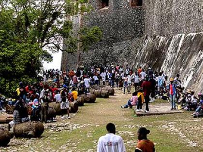 The Citadelle Laferrière in the town of Milot.