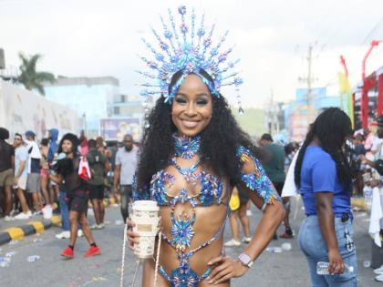 Zhane Padmore cuts a fine figure in Yard Mas’ Starry Night. 