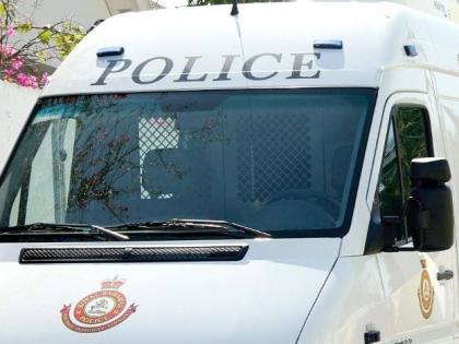 A crime scene unit van of the Royal Bahamas Police Force