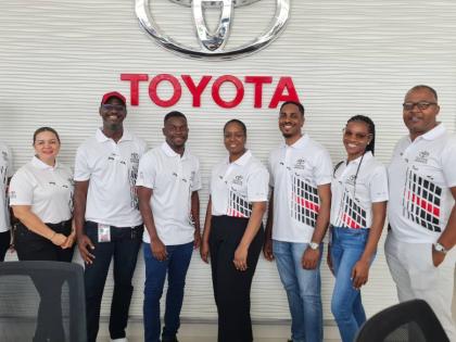The architects of the brand’s local success gather at Old Hope Road to celebrate the arrival of a model destined to maintain its stronghold on the Jamaican SUV market.