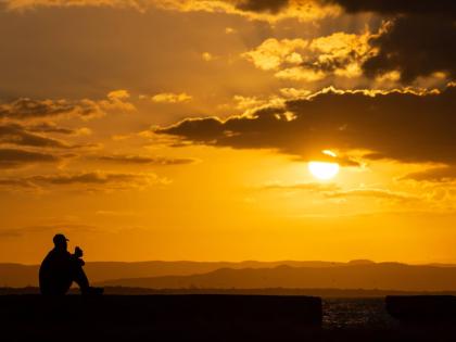 In this 2021 photo, a sunset is seen from the Kingston Waterfront.