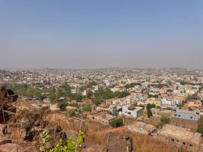 An aerial view of Bamako, Mali.