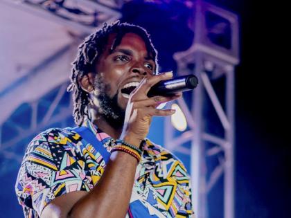 Reggae singer Yaksta. 