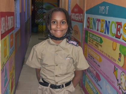Ten-year-old Enrique Aiken, who is enrolled in the literacy and numeracy programme funded by RIU Resorts at the Wested Educational Centre in Hart Street, Montego Bay in St James. 