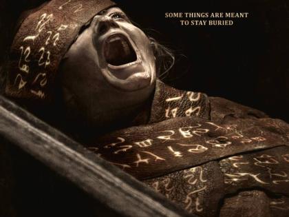 This image released by Warner Bros. Pictures shows promotional art for ‘Lee Cronin’s The Mummy’. 