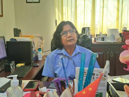 Theresa Cherian, principal of Mt Alvernia Preparatory School in St James.