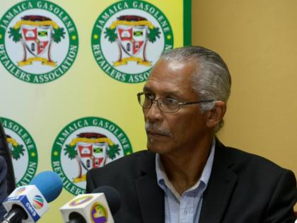 Philip Chong, President, Jamaica Gasolene Retailers Association (JGRA), at the JGRA Press Conference, Kings Plaza, 38c Constant Spring Road, Kingston, on February 28, 2020.