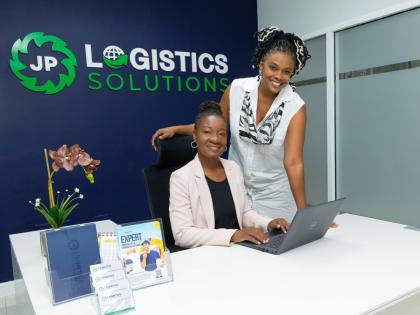 Valrie Campbell, managing director, Pan Jamaica Logistics Group, and Mezanne Grant, commercial manager, JP Logistics Solutions. 