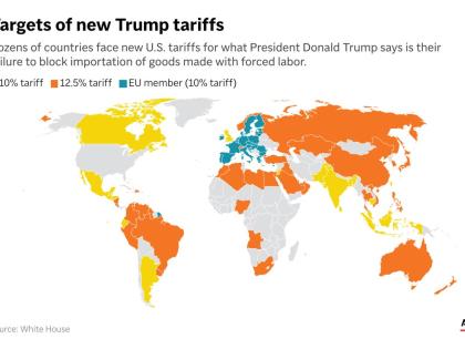 Where the Trump administration is imposing new tariffs on goods. 