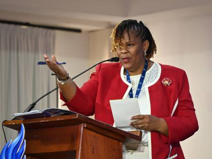 Jamaica Teachers’ Association President LaSonja Harrison 
