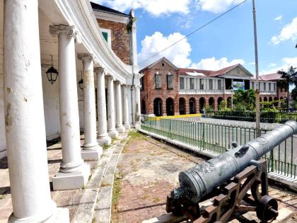 The Rodney Memorial building in Spanish Town, St Catherine.