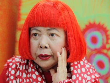 Japanese avant-garde artist Yayoi Kusama.