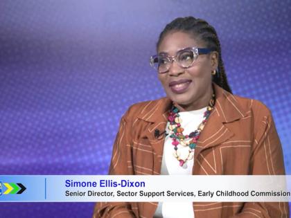 Senior Director of Sector Support Services at the Early Childhood Commission (ECC), Simone Ellis-Dixon, speaks during a Jamaica Information Service (JIS) 'Get the Facts' television programme on August 30.