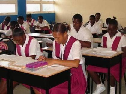 Students in a classroom