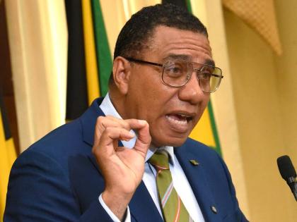 Prime Minister Dr Andrew Holness