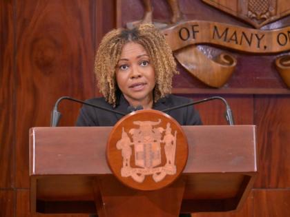 Minister of Education, Skills, Youth and Information, Senator Dr Dana Morris Dixon