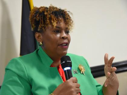 Jamaica Teachers’ Association President LaSonja Harrison 
