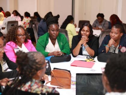 Administrative professionals attending the 2026 Convention and Education Forum of the Jamaica Association of Administrative Professionals (JAAP) on Friday at the Ocean Coral Spring Resort in Trelawny.