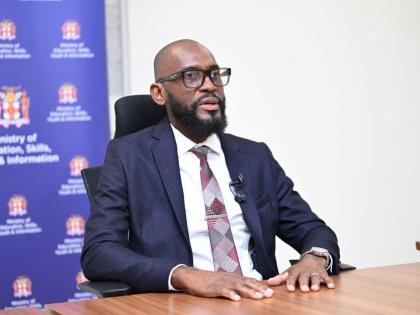 Carey Brown, Director of Technical Services in the Ministry of Education, Skills, Youth and Information