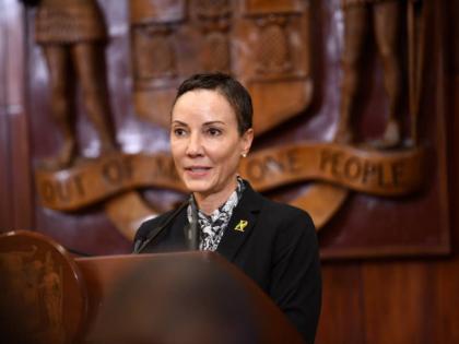 Kamina Johnson Smith, Minister of Foreign Affairs and Foreign Trade. - Antoine Lodge photo