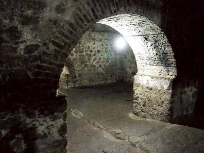 A dungeon at Cape Coast Castle, a ‘slave castle’ used in the trans-Atlantic Slave Trade, is seen in Cape Coast, Ghana.