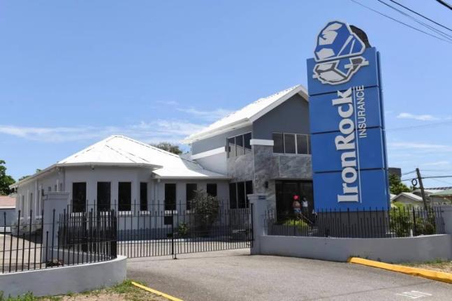 The head office of Ironrock Insurance on Hope Road in St Andrew.