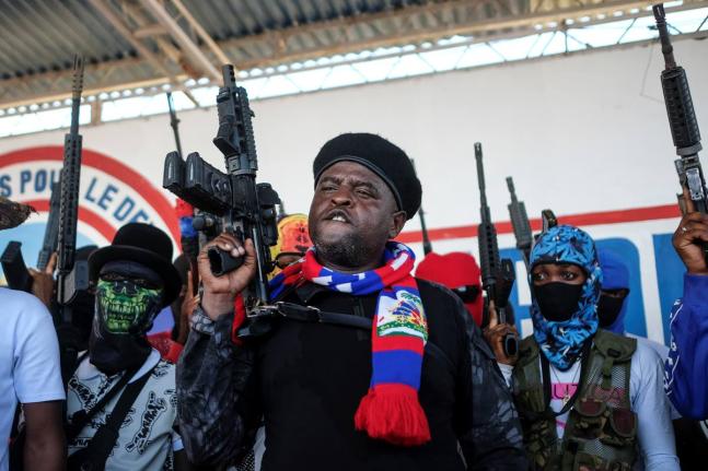 One gang leader, Jimmy Chérizier, best known as Barbecue, vowed to avenge the attacks. (AP Photo/Matias Delacroix, File)
