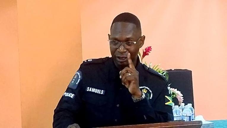 Senior Superintendent Eron Samuels, police commander for St James.  