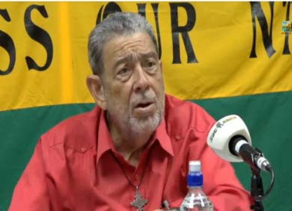 Prime Minister Dr. Ralph Gonsalves speaking on NBC Radio on Wednesday.