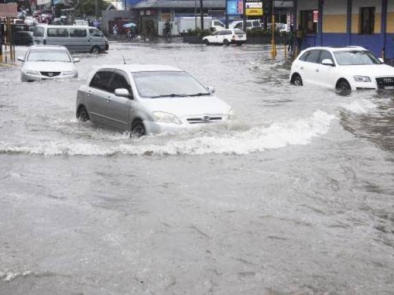 Jamaica's Met Service said expected rainfall amounts of 350 to 650 millimetres (15 to 25 inches) over parts of Jamaica in the next few days, making catastrophic flash floods and landslides likely.