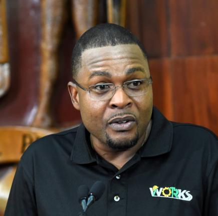 Works Minister, Robert Morgan. - File photo