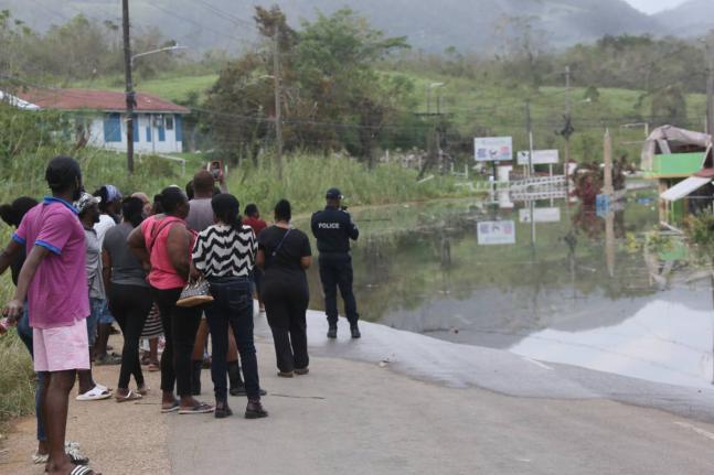 Rising underground water, which occurred after Hurricane Melissa in a section of Content, Williamsfield, Manchester, has flooded several houses and the roadway, making it impassable. On Wednesday, persons were drawn to the community to witness the strange 